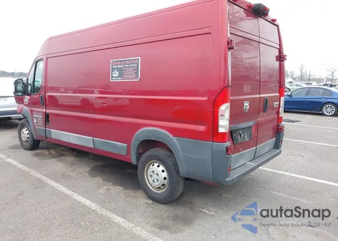 2017 Ram Promaster 2500 High Roof 159 Wb from USA, damaged, VIN 3C6TRVDGXHE548654